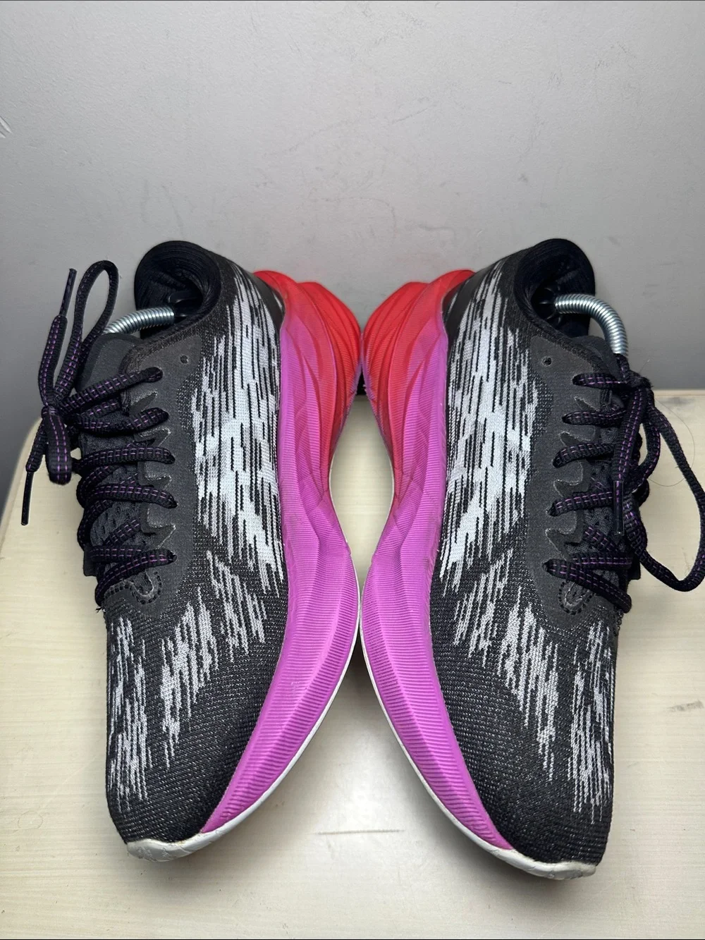 ASICS novablast 3 Women's Black, Pink and Red Road Running Shoes